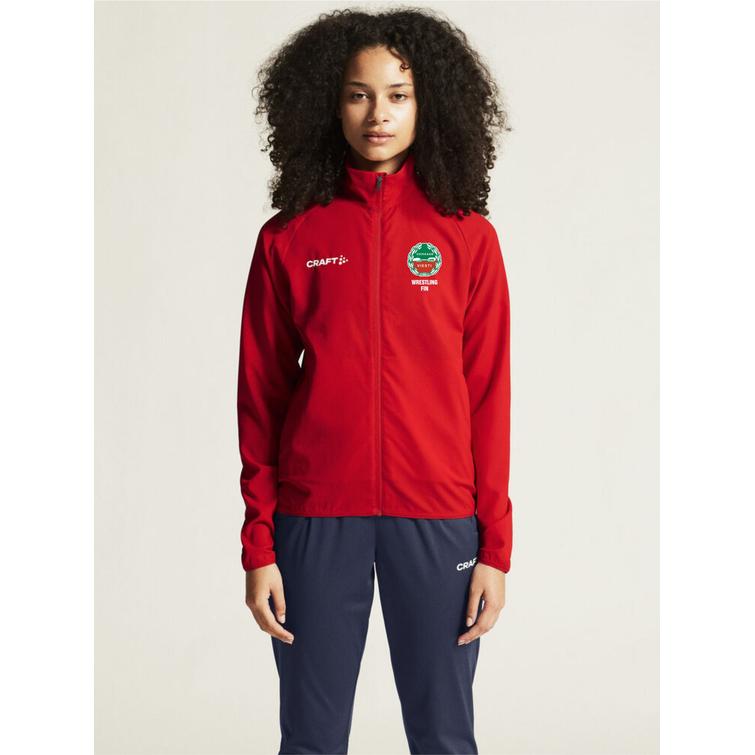 Naisten treenitakki Voikkaan Viesti logolla