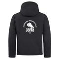 Miesten padded softshell takki JäRa logolla