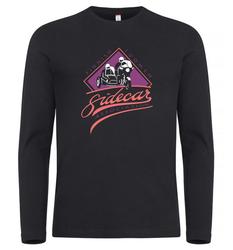 Miesten pitk&auml;hihainen paita Suomen Sivuvaunuyhdistys logolla