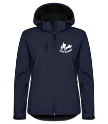 Naisten softshell takki Team Laukka logolla