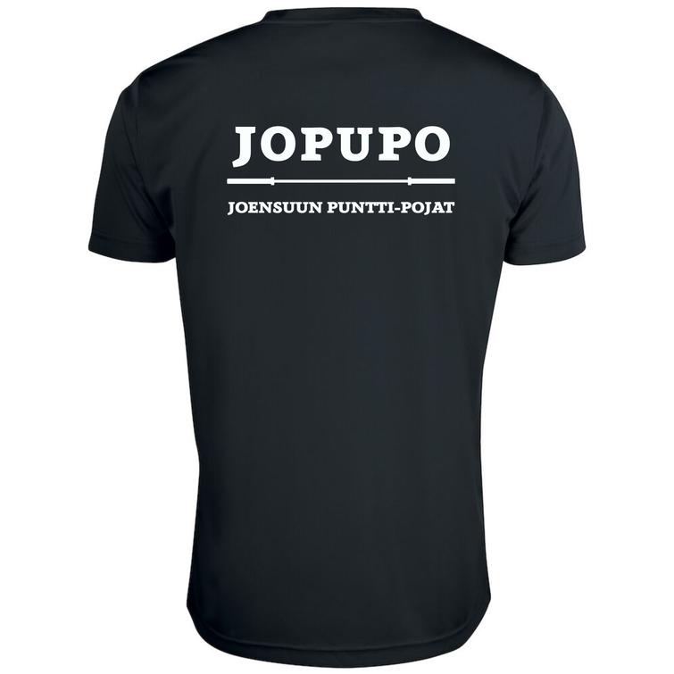 Tekninen t-paita JoPuPo logolla