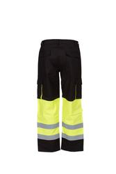 Huomiov&auml;rinen palosuojatut housut kelta/musta