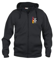 Miesten vetoketjuhuppari JoeUa logolla