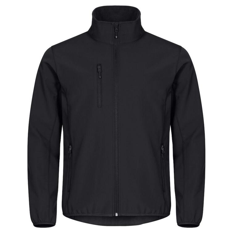 Miesten classic softshell takki Happy riders logolla