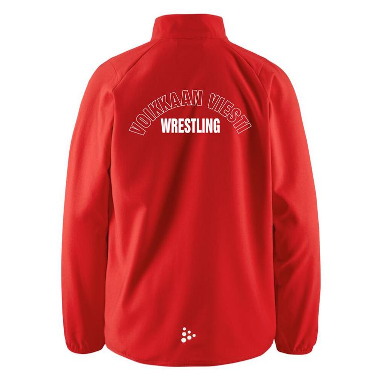 Lasten treenitakki Voikkaan Viestin logoilla