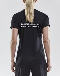 Naisten squad t-paita PKUR logolla