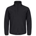 Miesten classic softshell takki Happy riders logolla