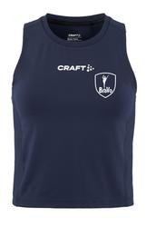 Naisten Crop Singlet toppi BraVo logolla