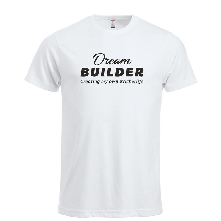 T-paita Dream Builder logolla