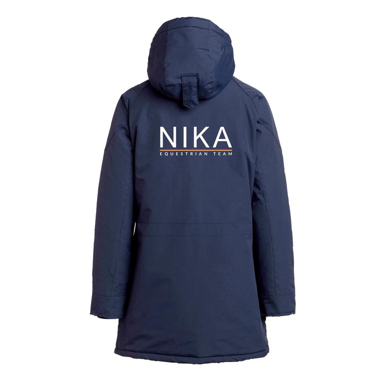 Naisten talvitakki Nika logolla