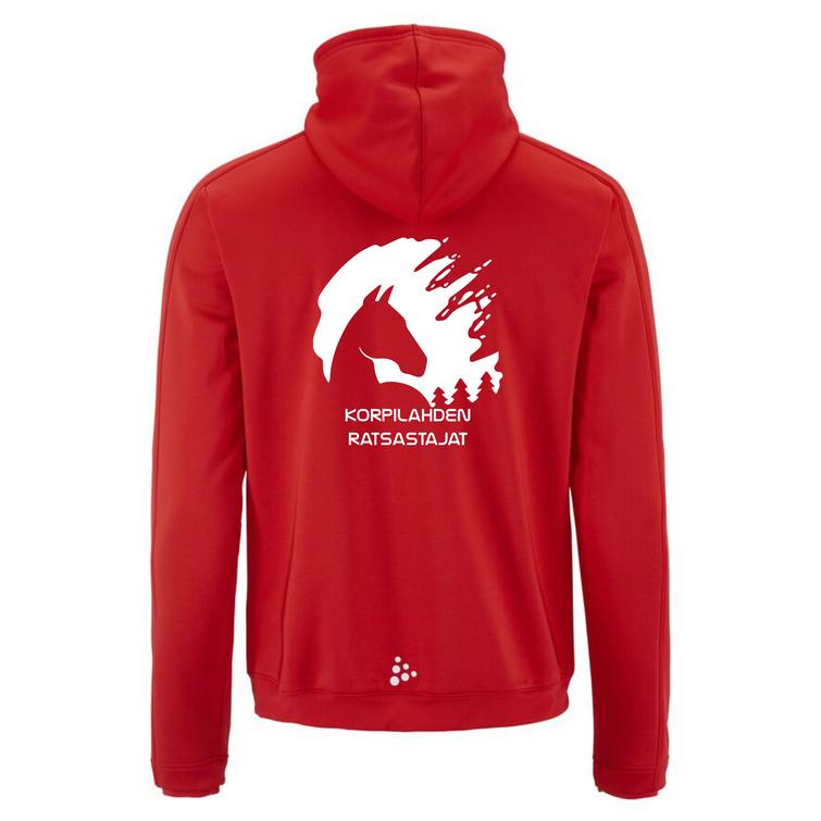 Miesten tekninen brushed vk huppari KoRa logolla