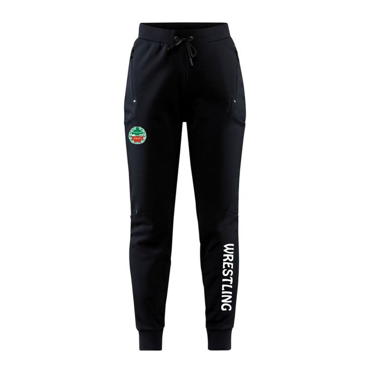 Naisten collegehousut Voikkaan Viesti logolla