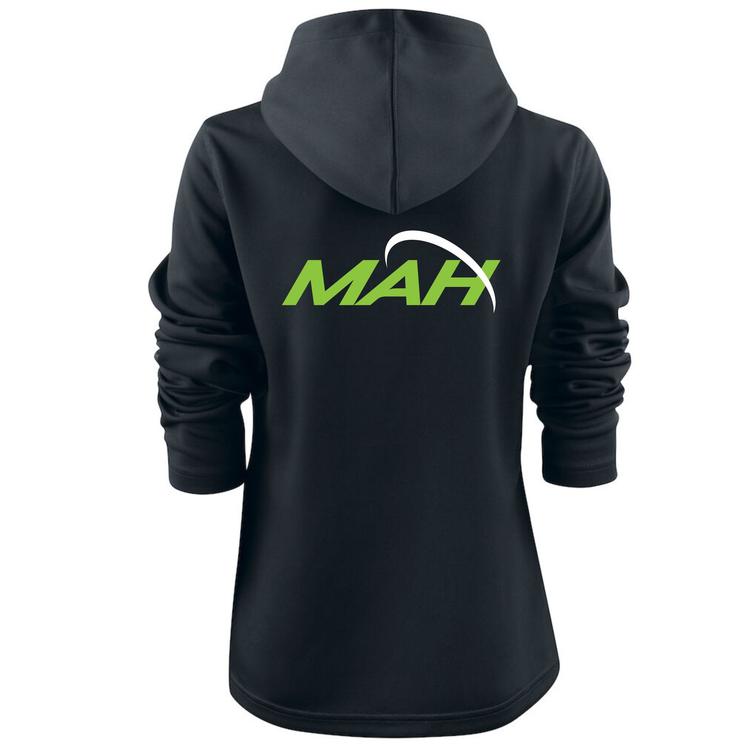 Naisten vetoketju huppari MAH logolla