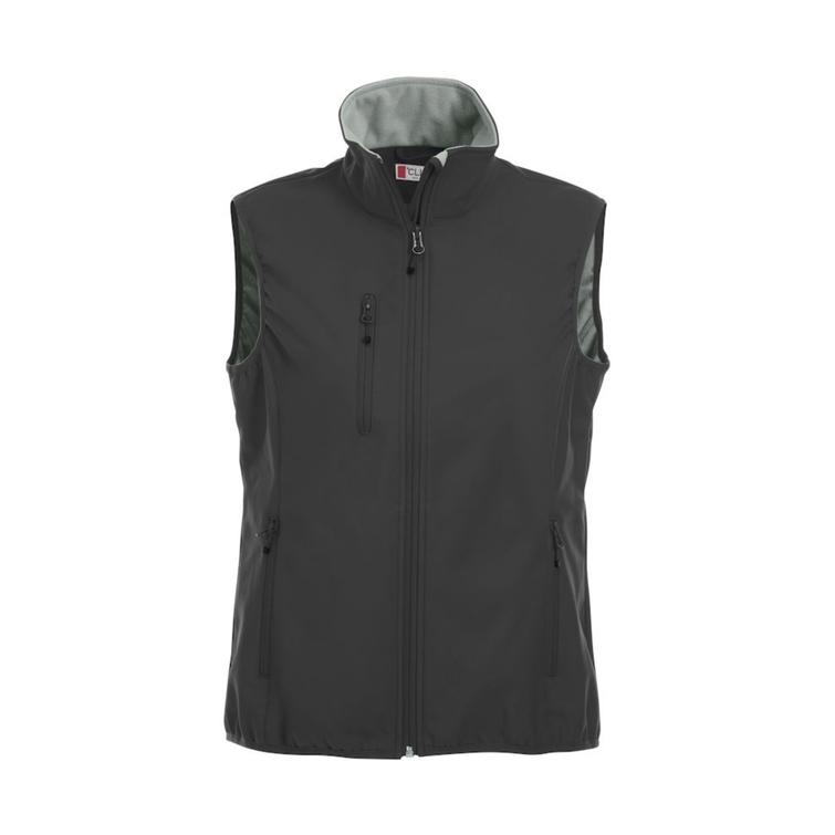 Naisten basic softshell liivi Happy riders logolla