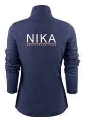 Naisten tekninen collegetakki Nika logolla