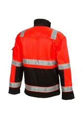 Huomiv&auml;rinen talvitakki puna/musta