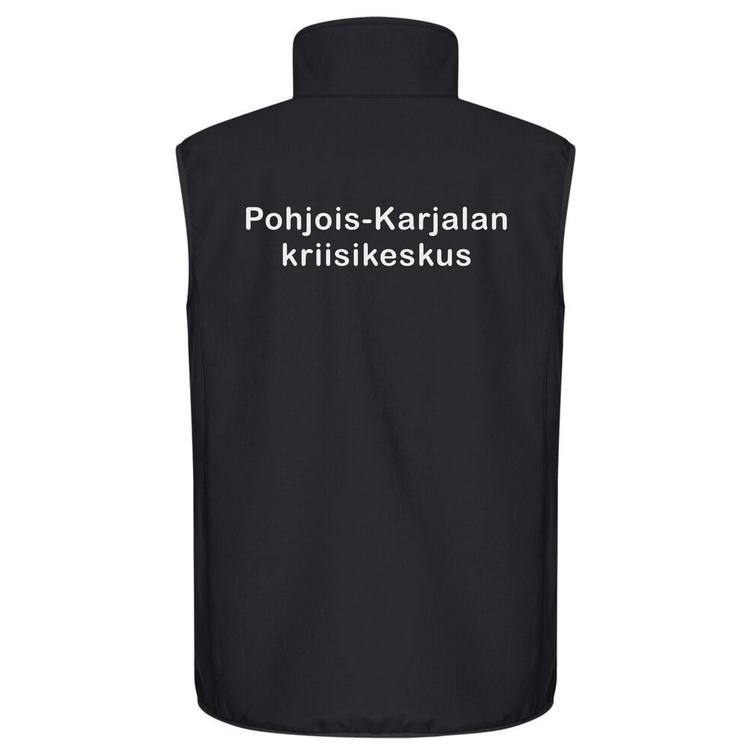 Miesten softshell liivi Mieli logolla