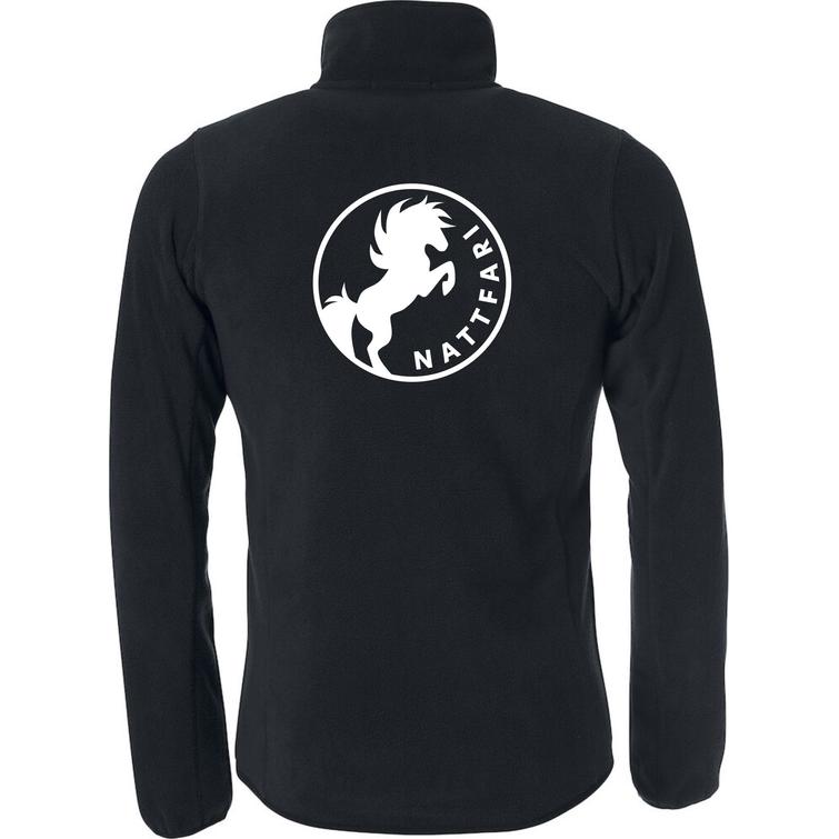 Unisex fleece takki Nattfari logolla