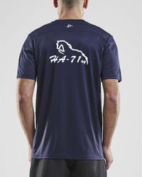 Miesten tekninen t-paita HA-71 logolla
