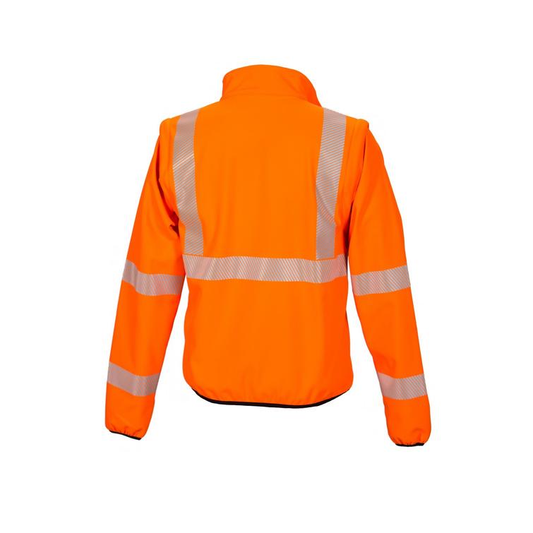 Huomiov&auml;rinen softshell takki oranssi