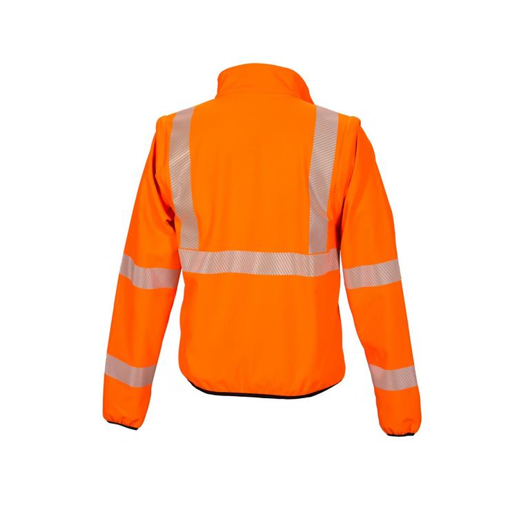 Huomiovärinen softshell takki oranssi