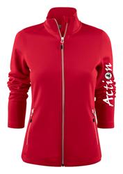 Naisten tekninen collegetakki Action logolla