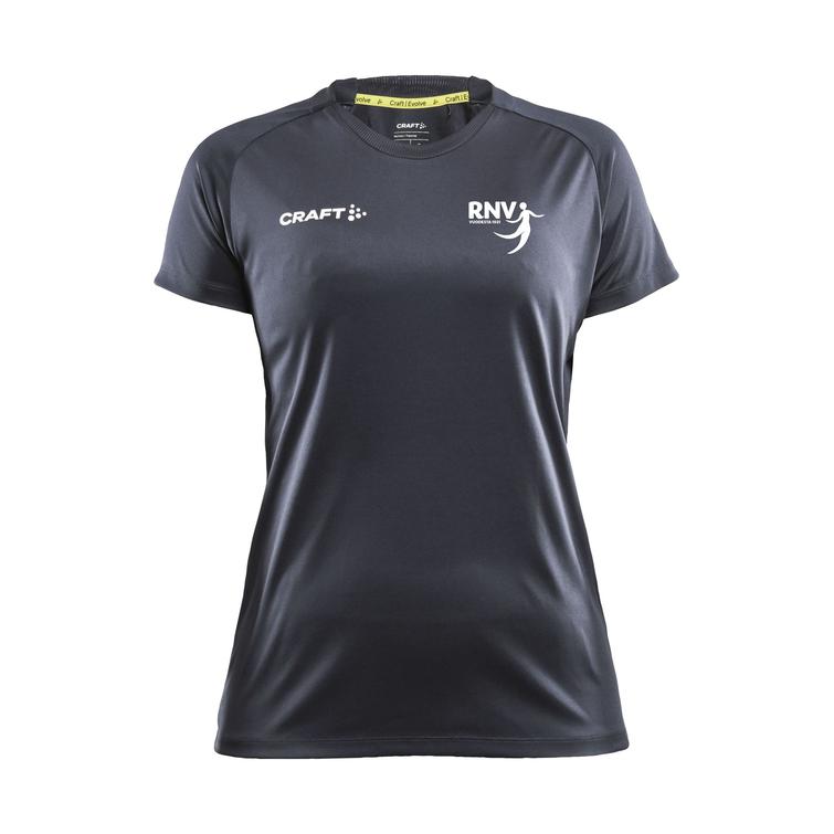 Naisten tekninen t-paita RNV logolla