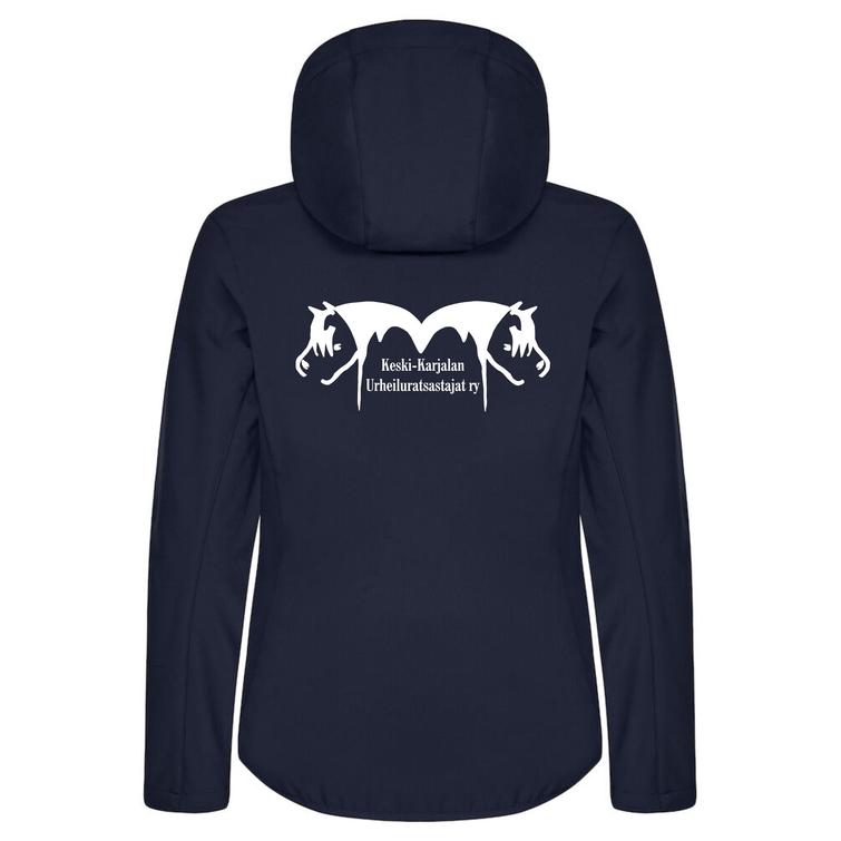 Naisten softshell takki KeKU logolla