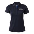 Naisten tekninen pikee Nika logolla
