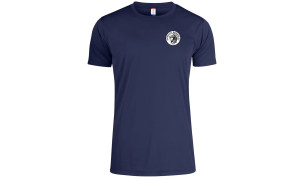 Miesten tekninen t-paita Joensuun ratsastajat logolla