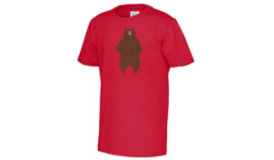 Lasten t-paita Kontiolahti karhu logolla