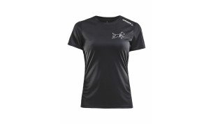 Naisten tekninen t-paita Popeko logolla