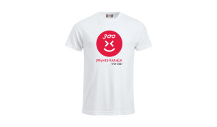 Miesten t-paita p-k 300 logolla